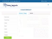 Tablet Screenshot of portallider.com.br
